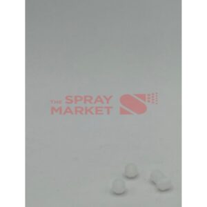 The Spray Market logo with three white tablets on a light background.