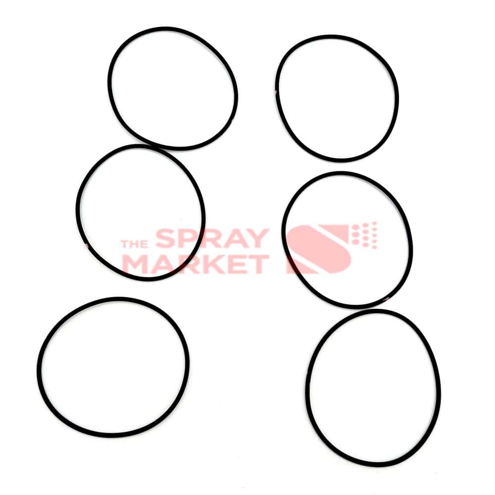 Empty circles for spray product labels at The Spray Market.