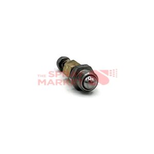 Manual valve for spray equipment with durable metal and plastic components.