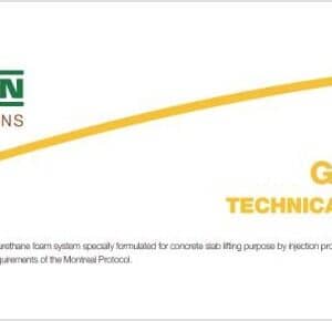 GEO Lift 2.5 concrete lifting foam technical data sheet from Huntsman.