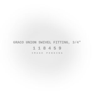 Graco Union Swivel Fitting, 3/4″
