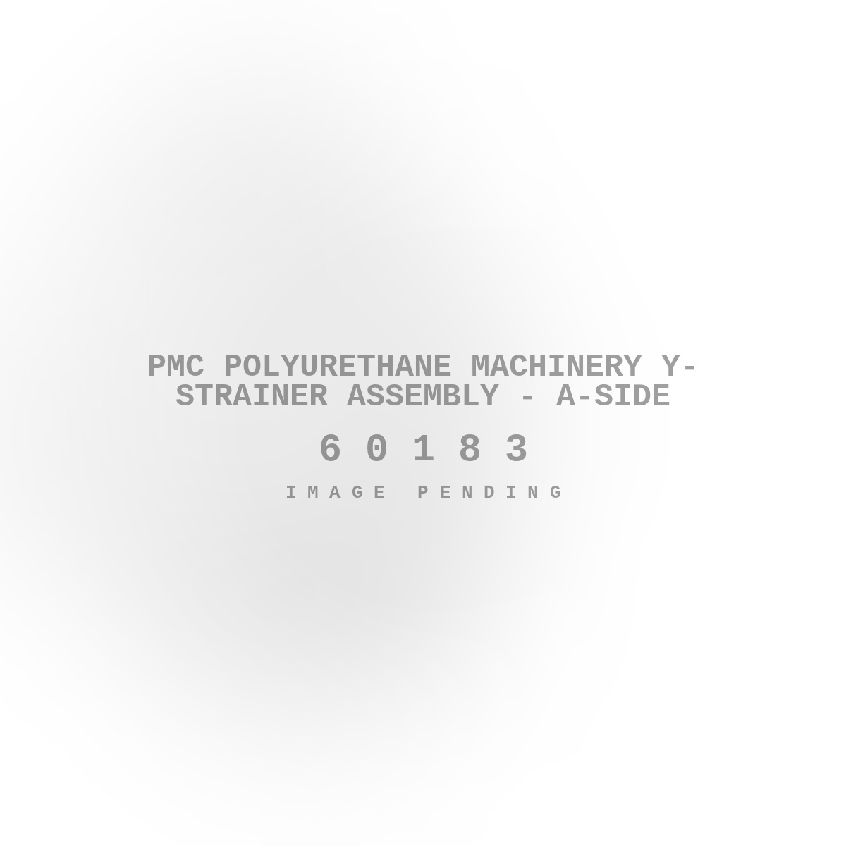 PMC Polyurethane Machinery Y- Strainer Assembly - A-Side