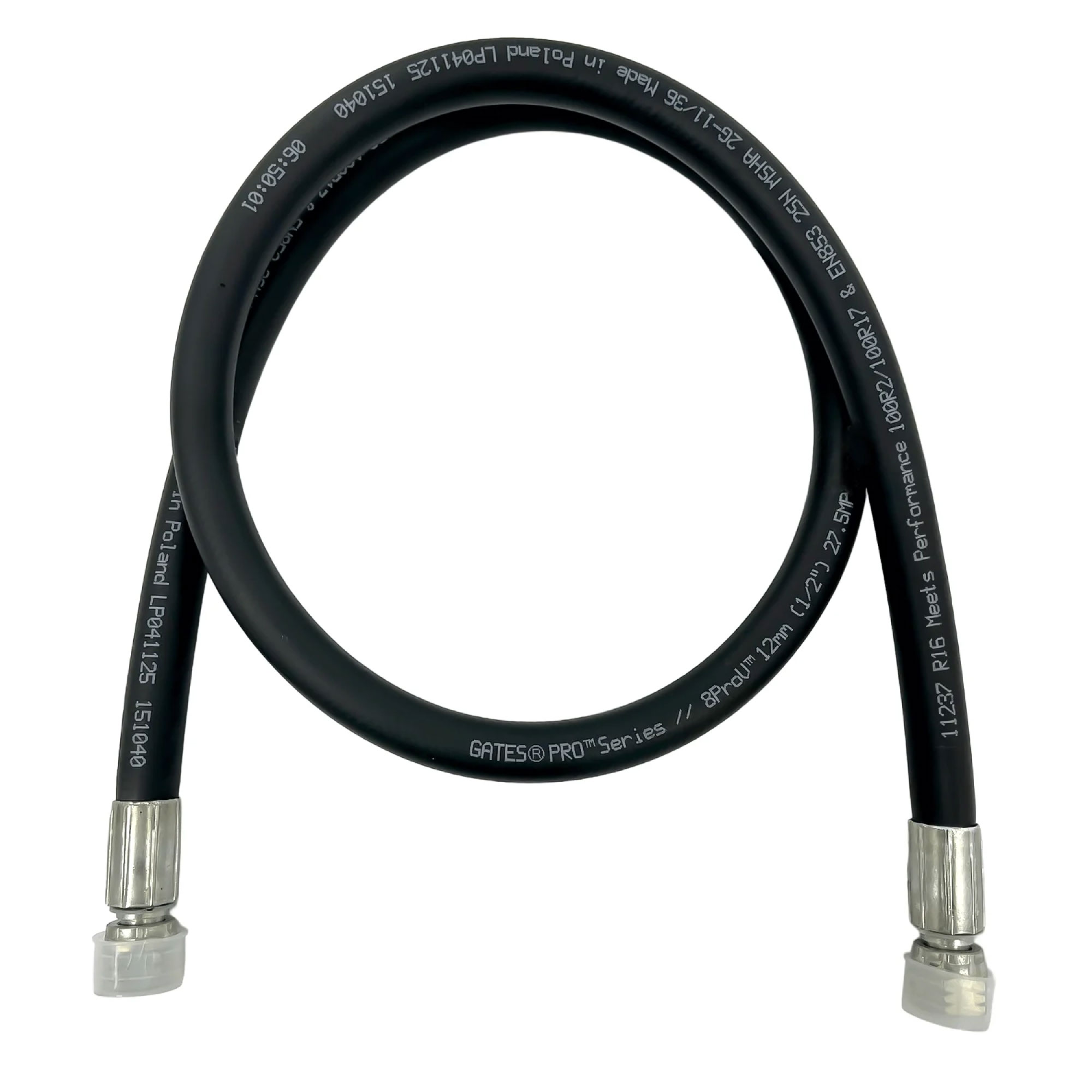 Compressed Air Systems 1/2"x42"Hydraulic Hose, 1/2" Female JIC Straight