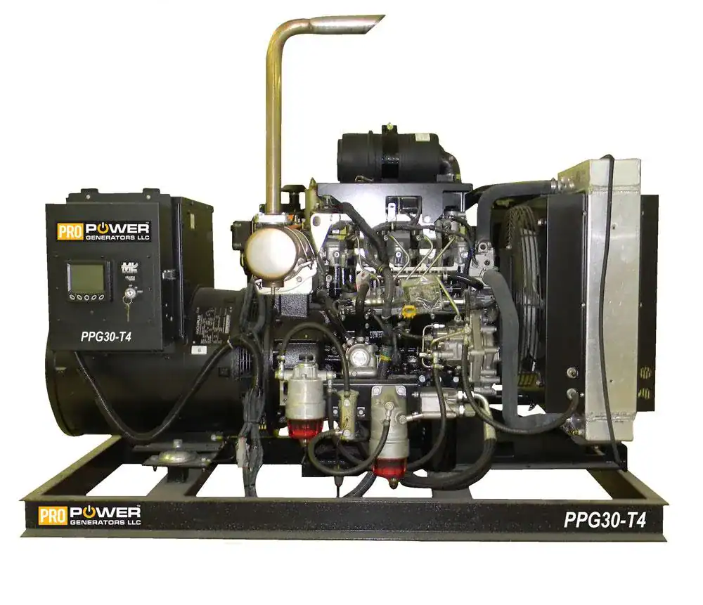 Pro Power 30kw Tier 4 generator for industrial power solutions.