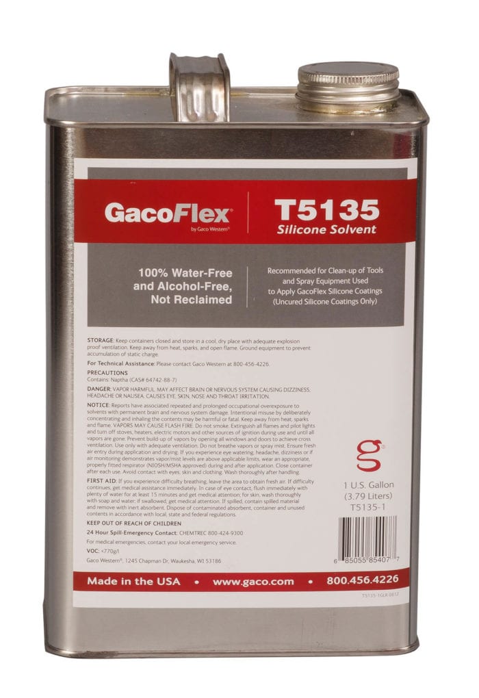Gaco Western Silicone Solvent - Gallon