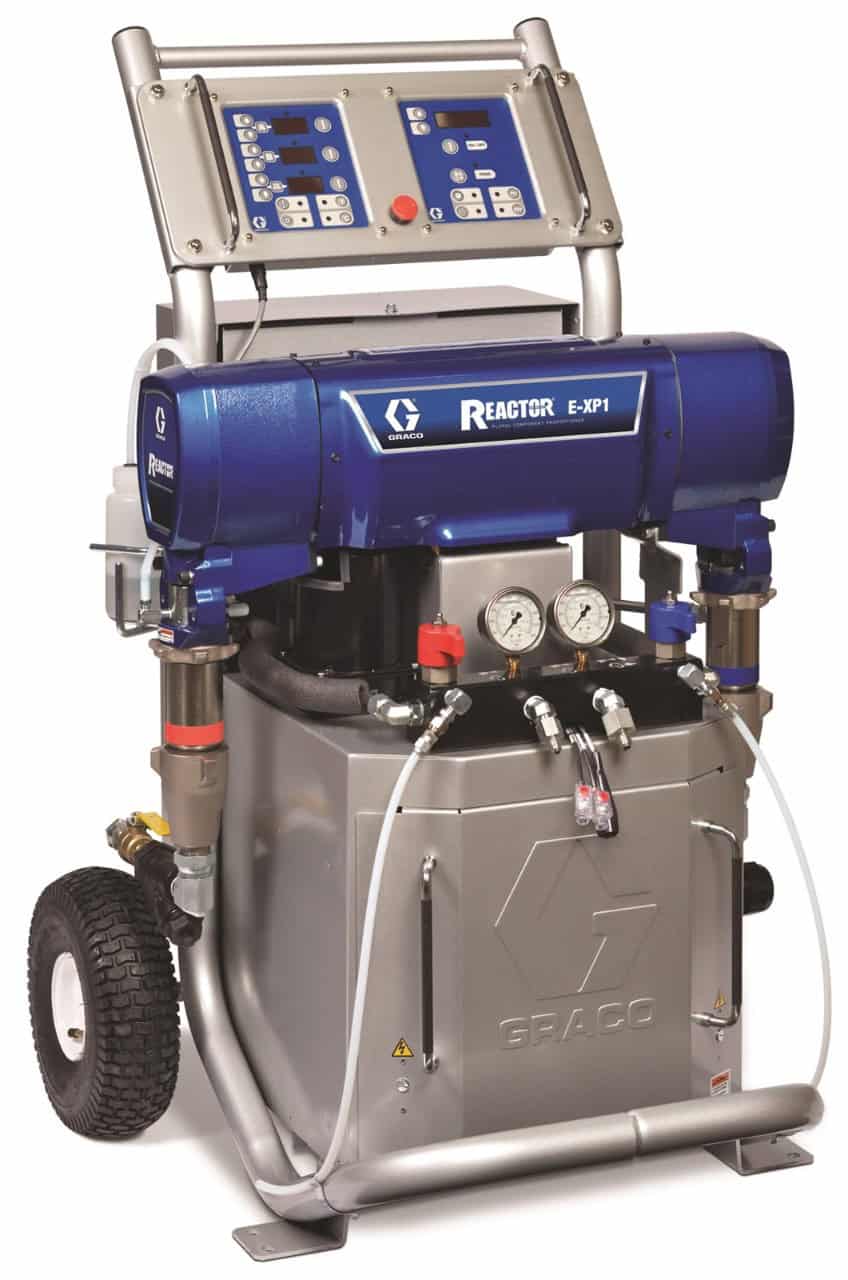 Reactor E-XPI spray system for industrial coating applications.