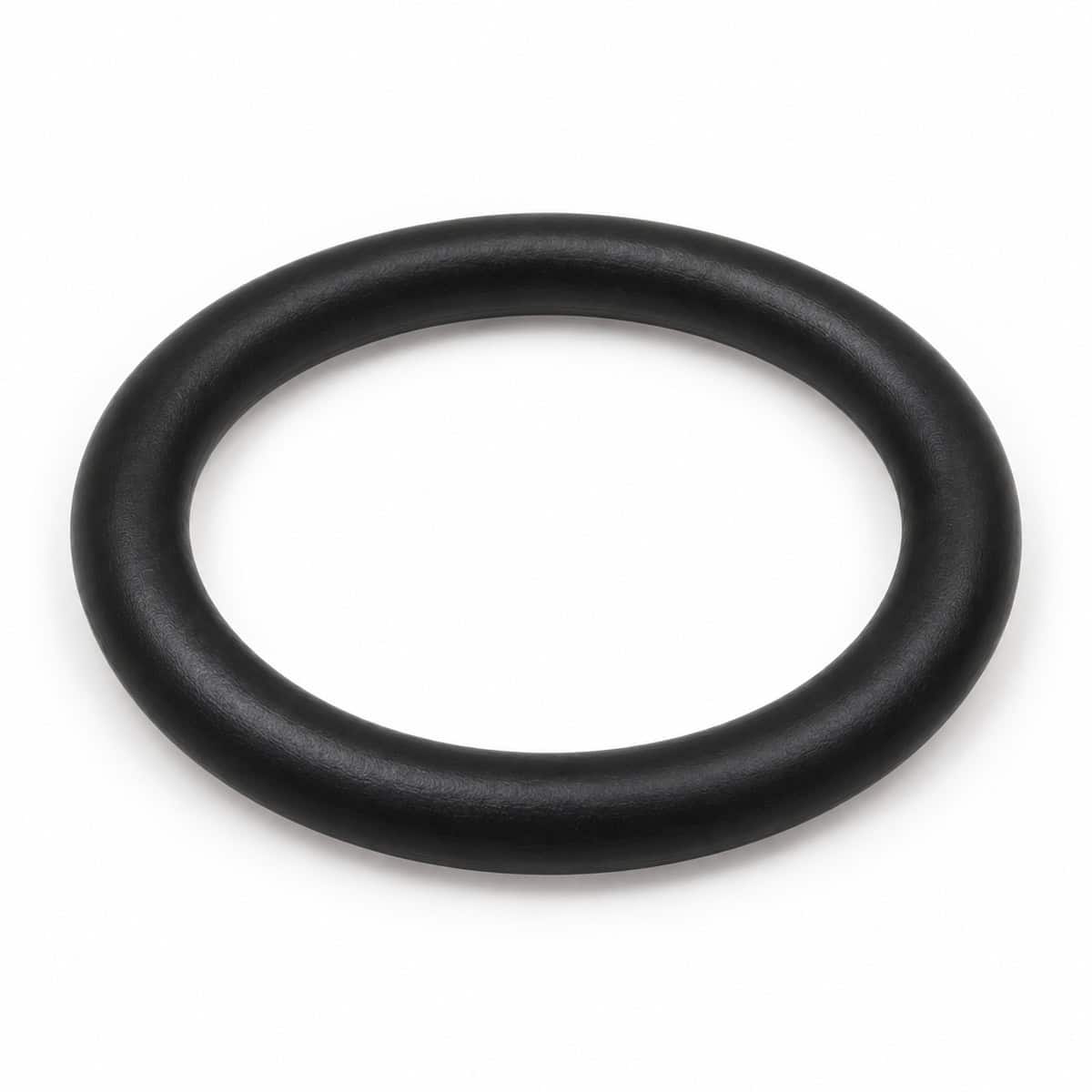 Black rubber O-ring for Graco equipment, model 103338.