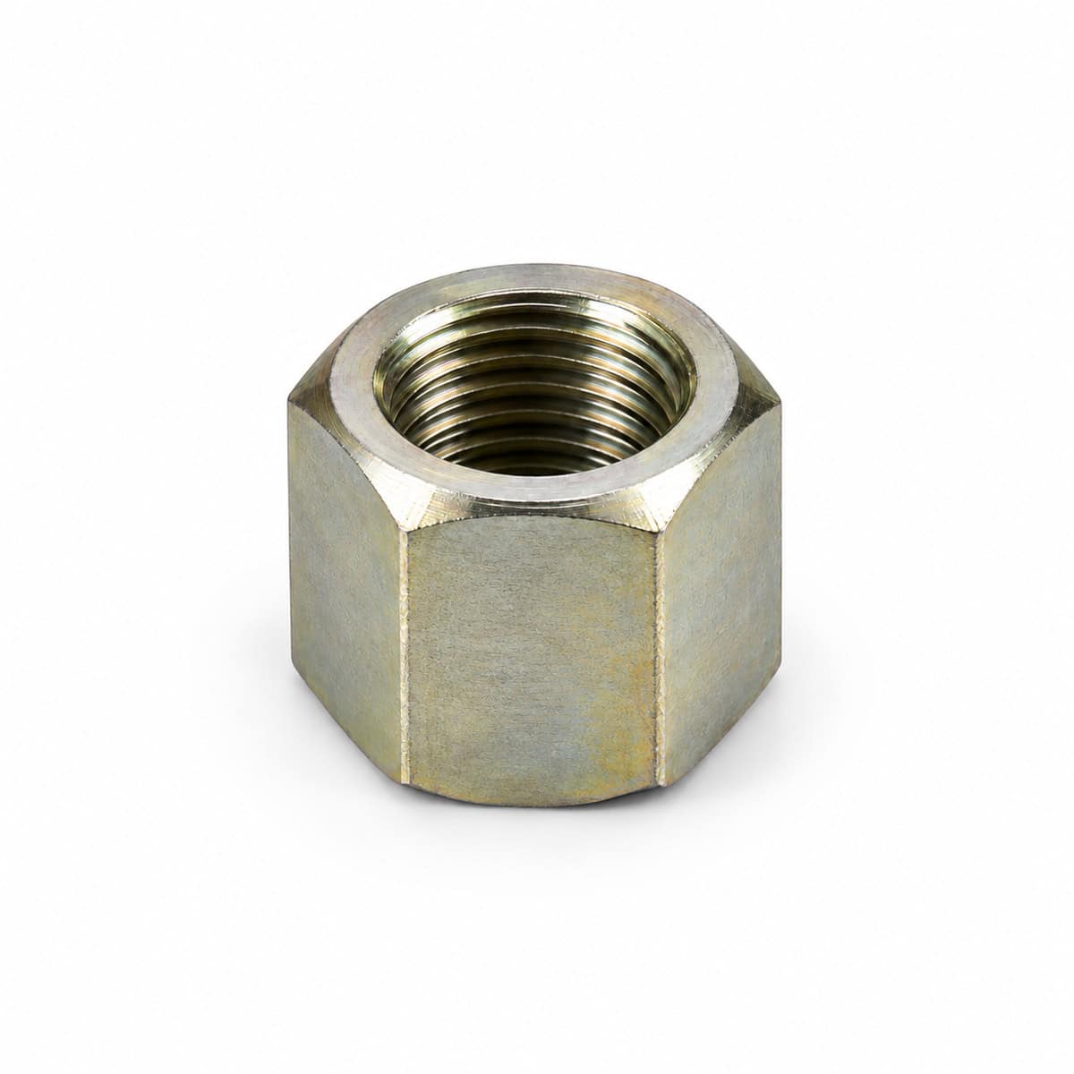 Metal rear seal nut for Graco spray equipment repair and maintenance.