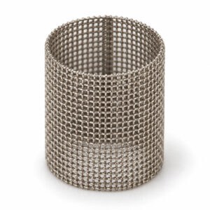 Stainless steel mesh filter for spray equipment, 40 mesh size.