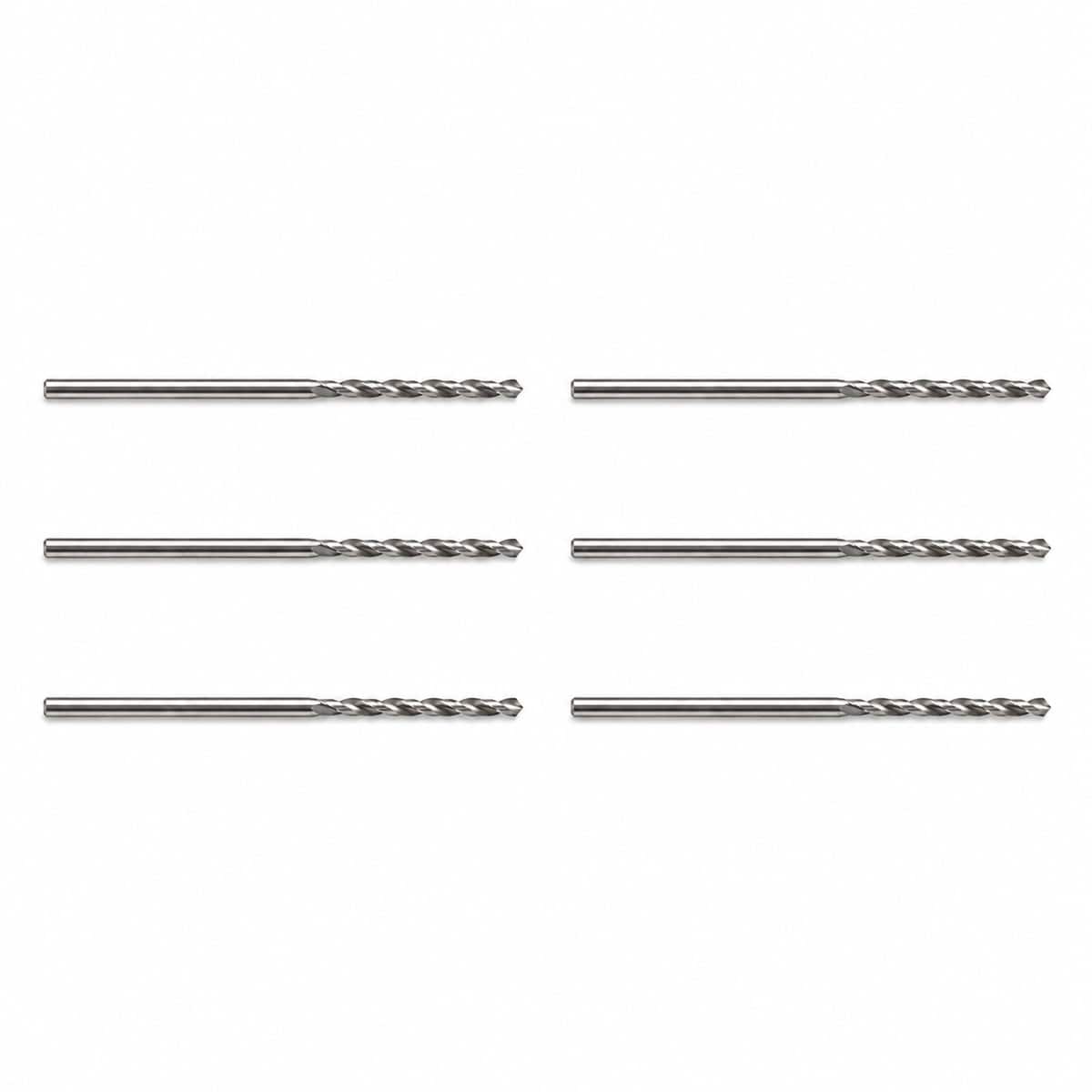 Set of six drill bits for Graco repair and cleaning tasks.