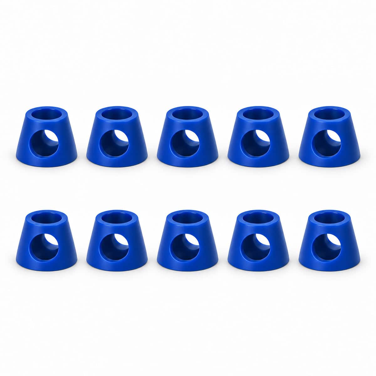 Blue Graco mix chamber seals for spray equipment, 10-pack.