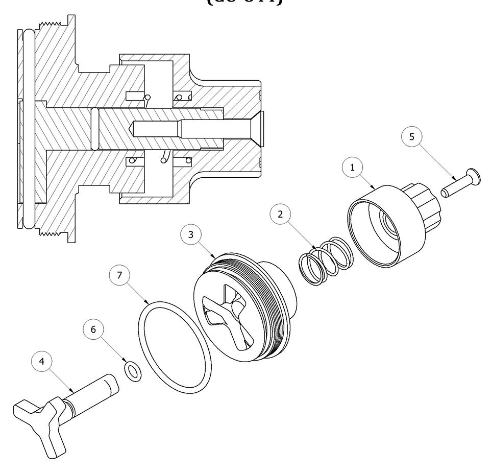 End Cap detail drawing