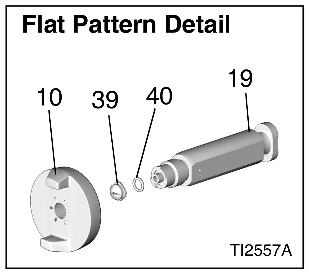 Flat Pattern detail drawing