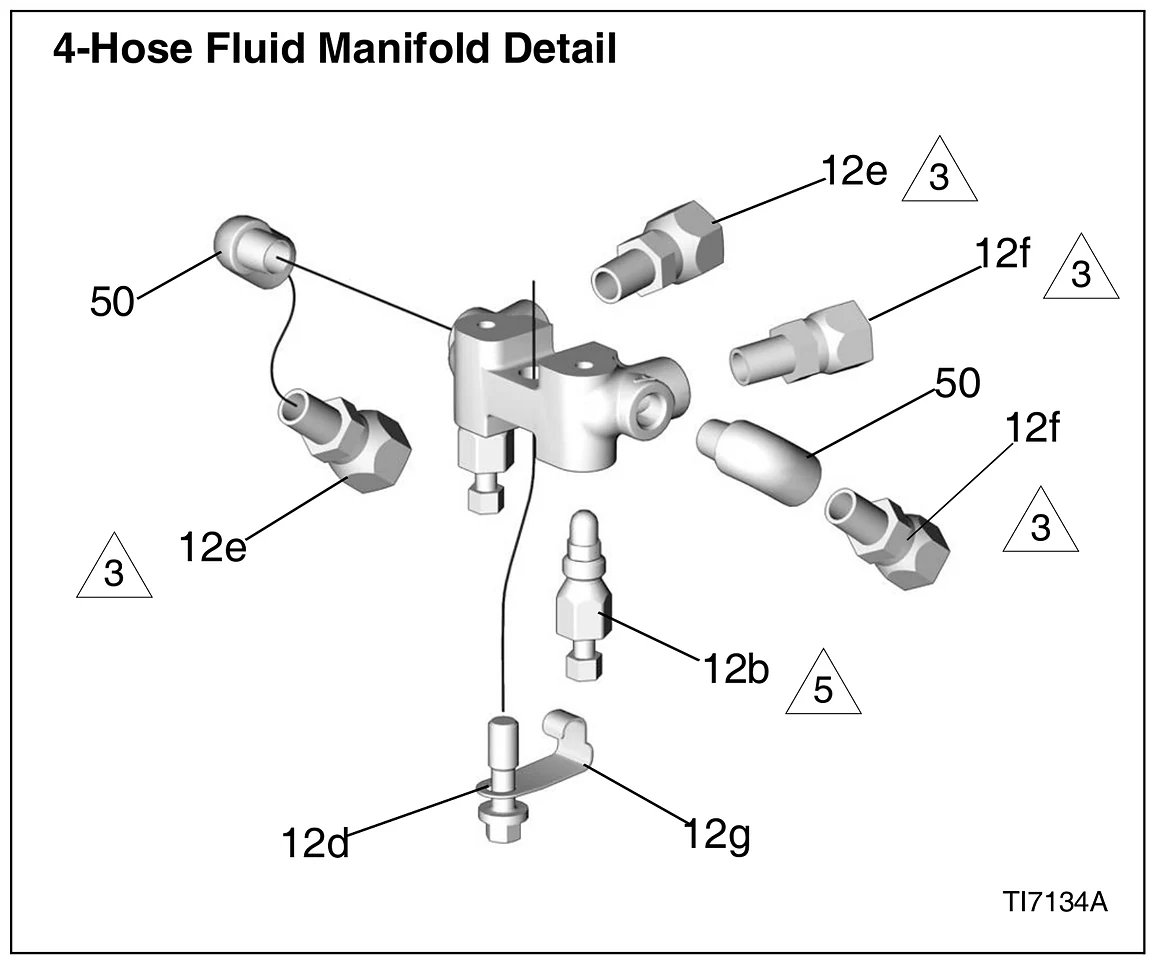4-Hose Fluid Manifold detail drawing