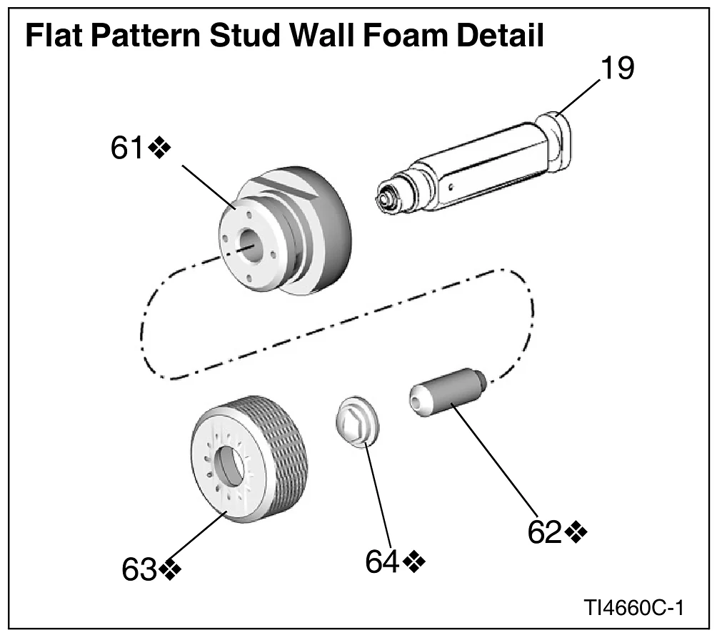 Stud Wall Foam detail drawing