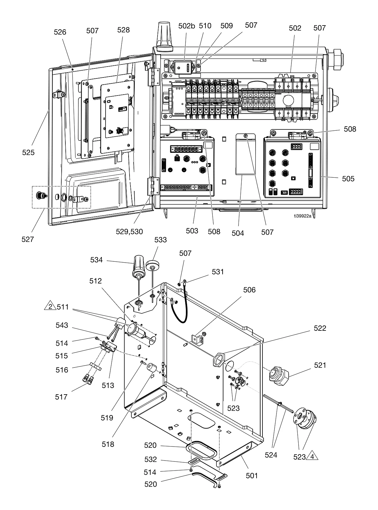 Electrical enclosure detail drawing
