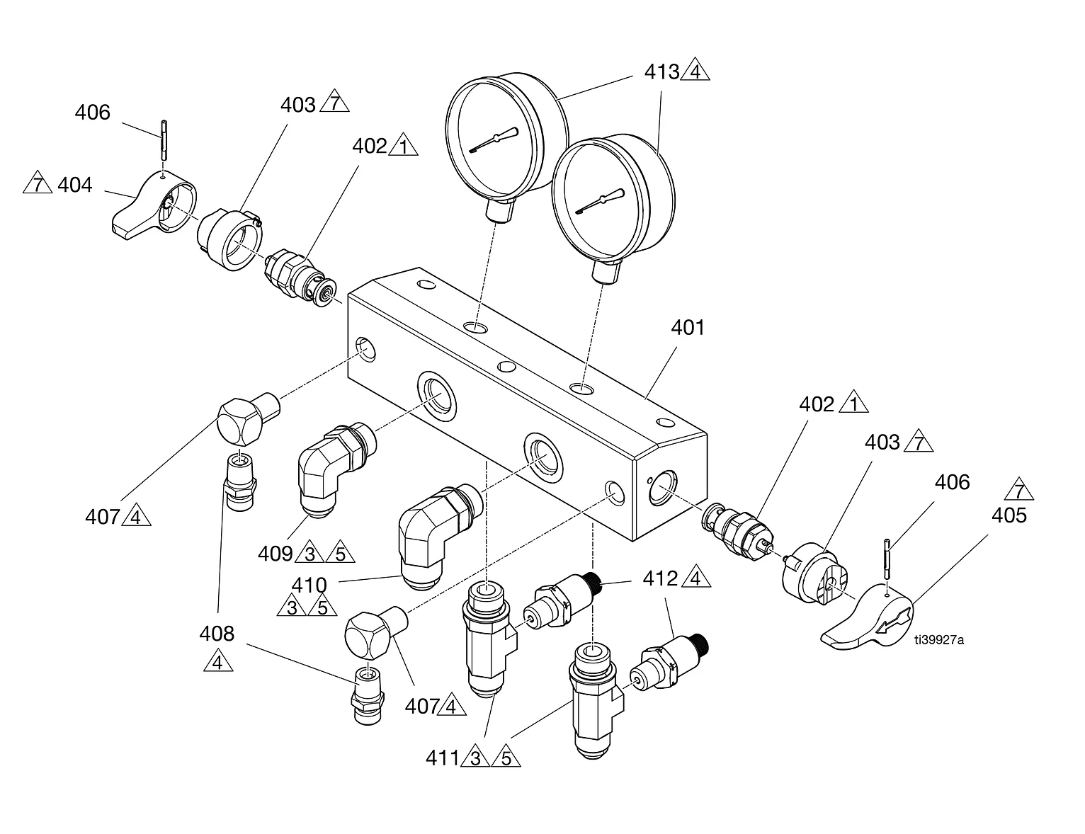 Manifold - Standard detail drawing