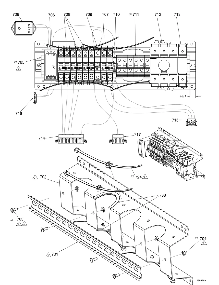 Rail module detail drawing