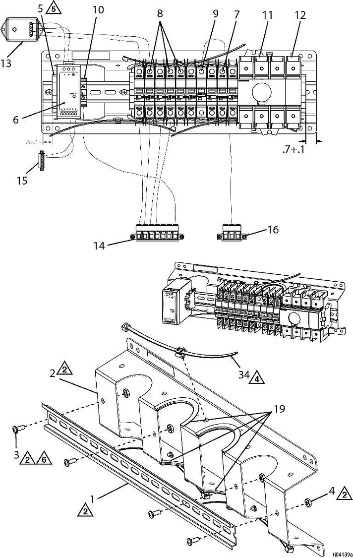 Rail module detail drawing