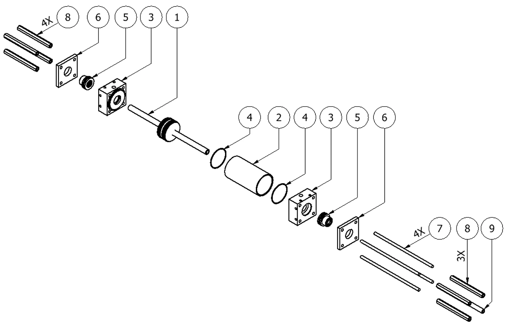 Cylinder detail drawing