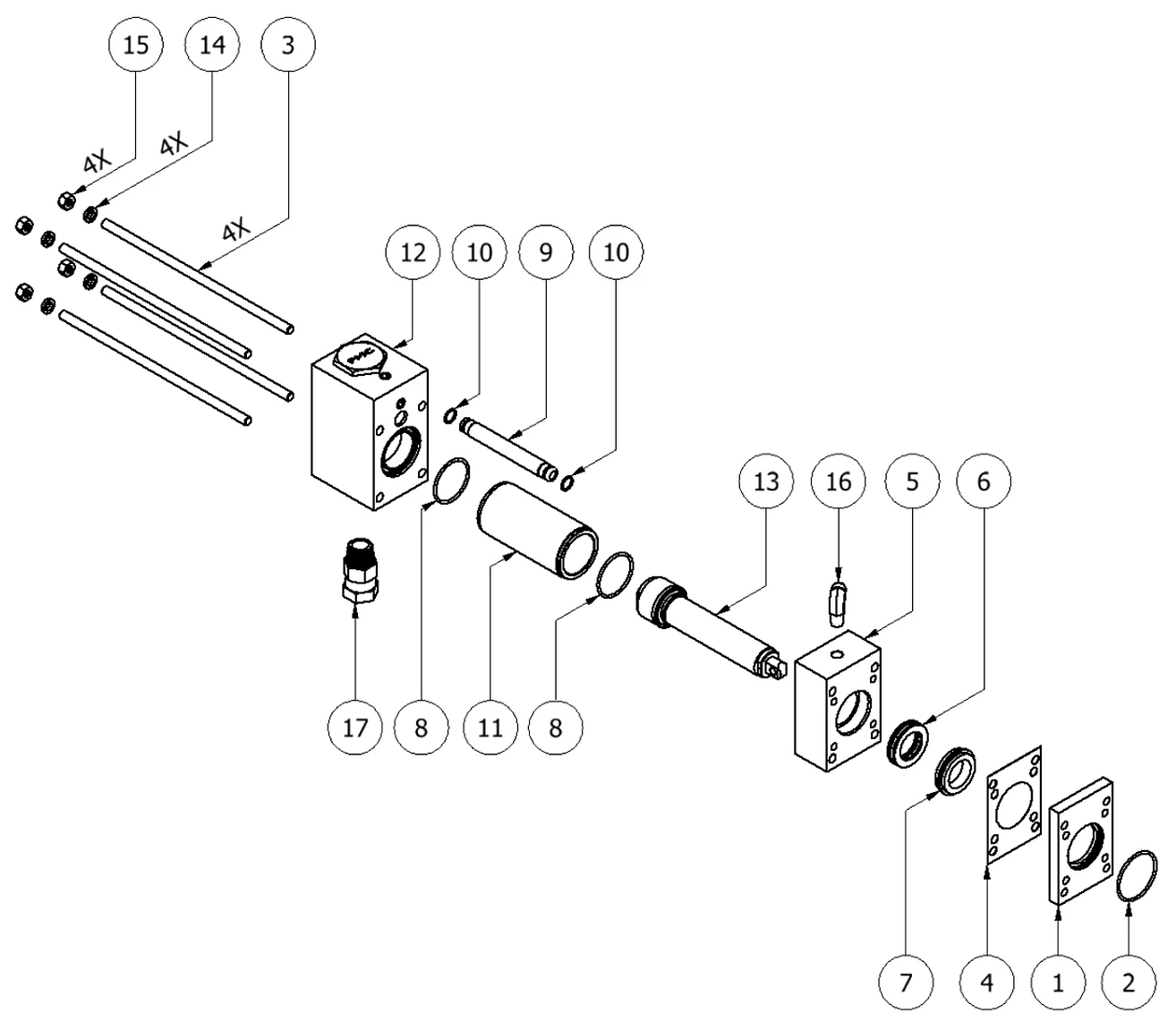 A pump, 120 detail drawing