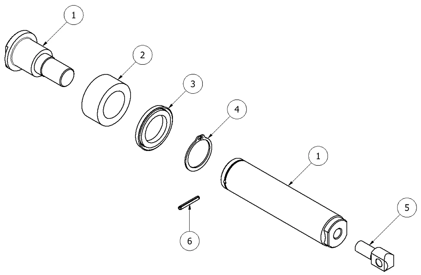 Pump piston detail drawing