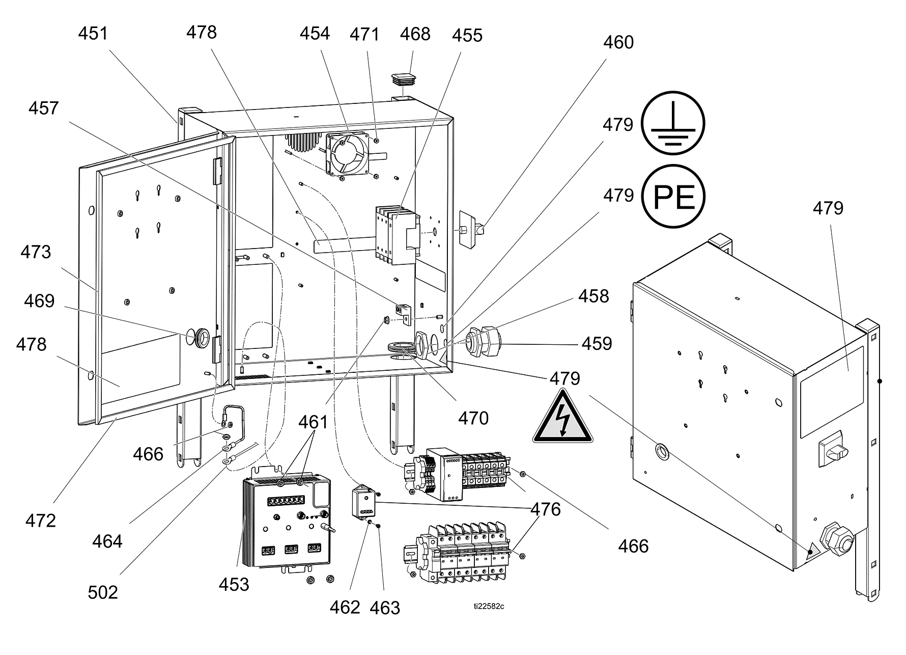 Electrical enclosure detail drawing