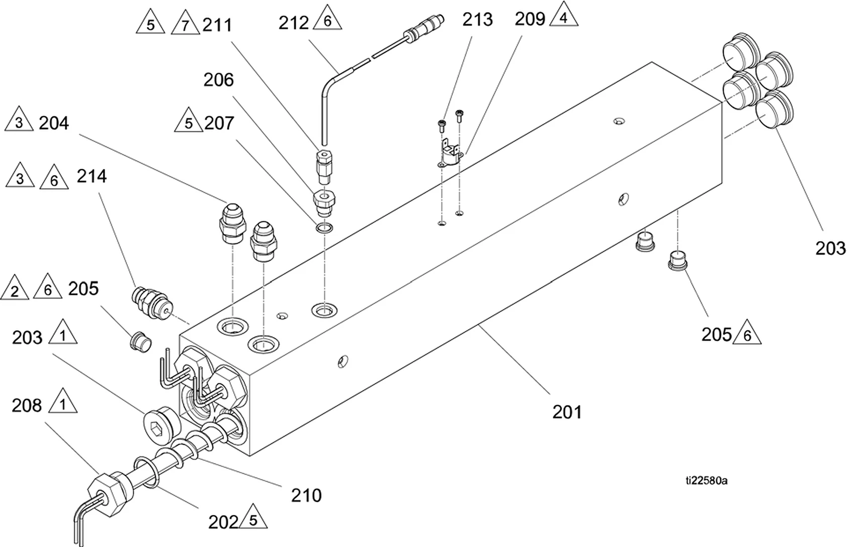 Fluid heater detail drawing