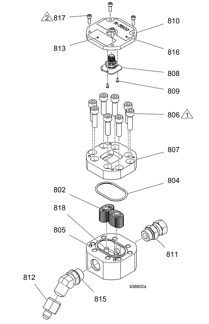 Flow meter detail drawing